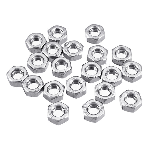 20Pcs M2 M3 M4 M5 M6 M8 Stainless Steel Hexagon Nut 