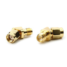 1PC Realacc 45 Degree Antenna Adapter Connector SMA RP-SMA For RX5808 Fatshark Goggles RC Drone