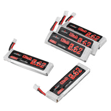 5Pcs URUAV 3.8V 620mAh 40C/80C 1S HV 4.35V Lipo Battery PH2.0 Plug for FPV RC Drone