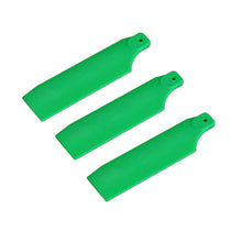 3PCS JDHMBD 62mm Tail Blade For 450 Class RC Helicopter