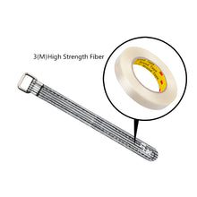 4Pcs RJX 12x120mm 12x130mm 12x140mm Black Fiber Metal Clips Battery Strap For RC Drone Battery