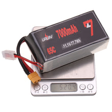 URUAV 11.1V 7000mAh 65C 3S Lipo Battery XT60 Plug for RC Racing Drone