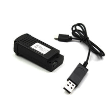 SG106 RC Quadcopter Spare Parts 3.7V 1600mah Lipo Battery USB Charging Cable Set