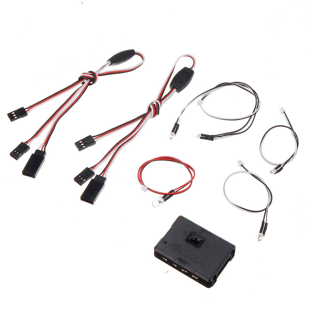 Killerbody 48742 LED Light Unit Set w/ Control Box for 1/10 SUBARU BRZ R&D SPORT RC Car Shell 