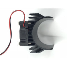 Aluminum Alloy 540/550 Motor Heatsink Radiator With Fan JST Connector for 1/8 1/10 Rc Car Parts 