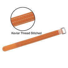 2Pcs RJXHOBBY High Strength Non Slip Silicone 3M Fiber Metal Claps Battery Strap for Lipo Battery