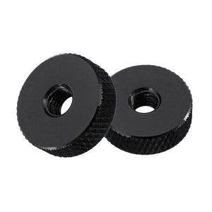 10Pcs M5 Manual Knurled Thumb Aluminum Alloy Screw Nut Spacer Flat Washer