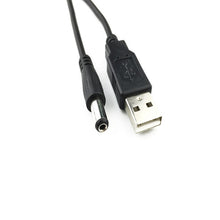 1.5m USB Male Plug to DC 5.5/2.1mm Male Plug Power Adapter Charging Cable Wire