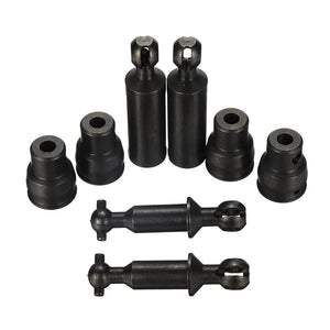 1 Set WPL Upgrade Parts Metal Drive Shaft For 1/16 6WD Crawler Off Road RC Car 