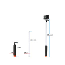 17" 55.5cm Waterproof Gimbal Stick Buoyant Rod For Diving Gopro XiaoYi SJCAM FPV Action Camera
