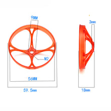 4 PCS HSKRC 2 Inch Propeller PC Protection Ring Duck 3.28g for 11xx Brushless Motor RC FPV Racing Frame Kit Whoop