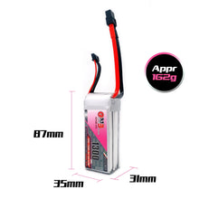 GNB 4S1P 1300mAh 4S 130C 14.8V XT60 LiPo Battery For RC Drone 