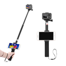 Sports Camera Extension Rod Handheld Gimbal Bracket With Detachable Phone Clip For DJI Osmo Action Camera 