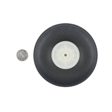 2 Pieces 128mm Diameter PU Simulation Wheel Wheels For RC Airplane 