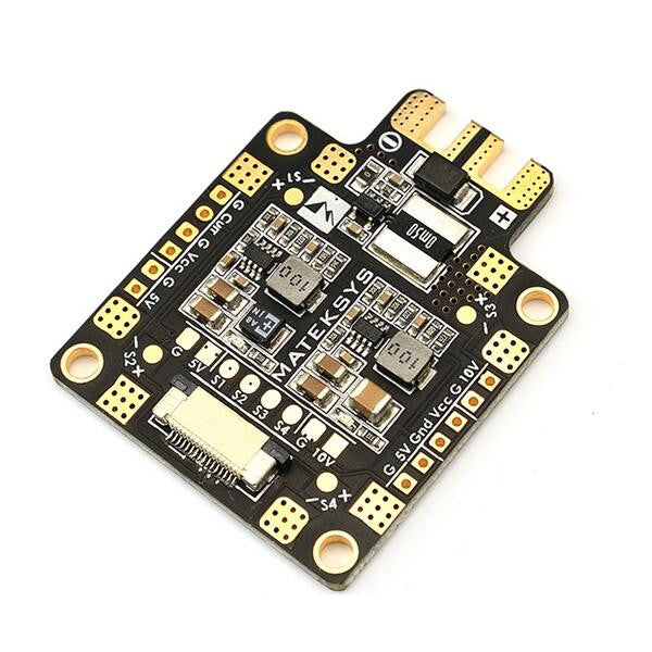 Matek FCHUB-6S Hub Power Distribution Board 5V & 10V BEC Built-in 184A Current Sensor for RC Drone