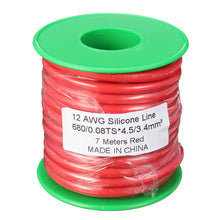 7M 12AWG Soft Silicone Wire Cable High Temperature Tinned Copper 