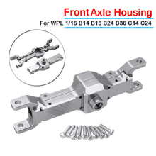 Metal Front Middle Front Bridge Axle Shell Set For WPL HengLong 1/16 Military Truck RC Car Part