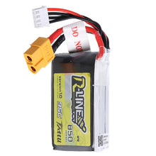 TATTU R-Line 11.1V 850mAh 95C 3S Lipo Battery XT60 Plug for 100mm to 180mm Multirotor FPV  