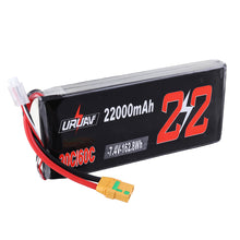 URUAV 7.4V 22000mAh 30/60C 2S XT90 Plug Lipo Battery for RC Quadcopter Agriculture Drone