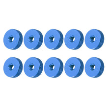 10Pcs M5 Manual Knurled Thumb Aluminum Alloy Screw Nut Spacer Flat Washer