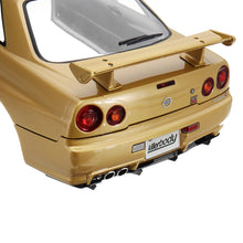 Killerbody 48645 NISSAN SKYLINE (R34) Finished Body Shell Champaign-gold for 1/10 Touring Car