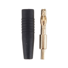 Amass 4mm Banana Bullet Connector Plug With Black/Red Color Rubber Sheath for Adapter Cable