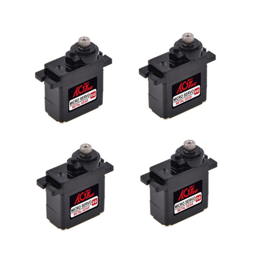 4 PCS AGF B9DLMA Analog Servo 2.2KG Small Torsion 9g Micro Metal Gear For Fixed Wing RC Airplane Car 450 Helicopter Robot