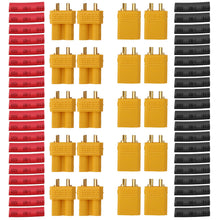 10 Pair URUAV XT30U Male Female Bullet Connectors Power Plug with Heat Shrink Tubing for Lipo Batter