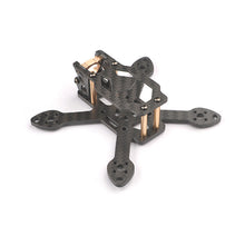 Happymodel Toad90 90mm Micro 3K Carbon Fiber FPV Racing Frame Kit with CNC Aluminum Camera Mount for RC Drone