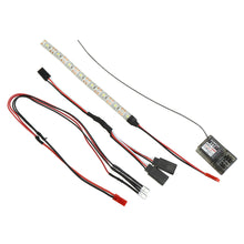 DUMBORC 2.4G 6CH X6F With Gyro Receiver+RC Car LED Light 