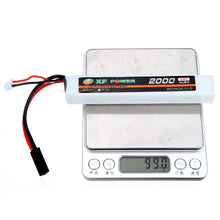 XF POWER 7.4V 2000mAh 25C 2S Lipo Battery Small Tamiya Plug for RC Drone