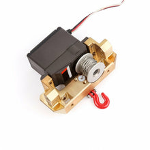 Upgrade Aluminum 25T Servo Winch Kits for 1/10 RC Crawler Car Accessory Parts