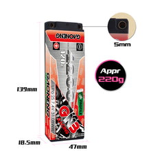 GAONENG GNB 7.4V 4200mAh 120C 2S Lipo Battery XT60 T Plug for RC Car