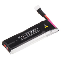2PCS GAONENG GNB 4.35V 450mAh 1S 80C HV Lipo Battery with White Plug 