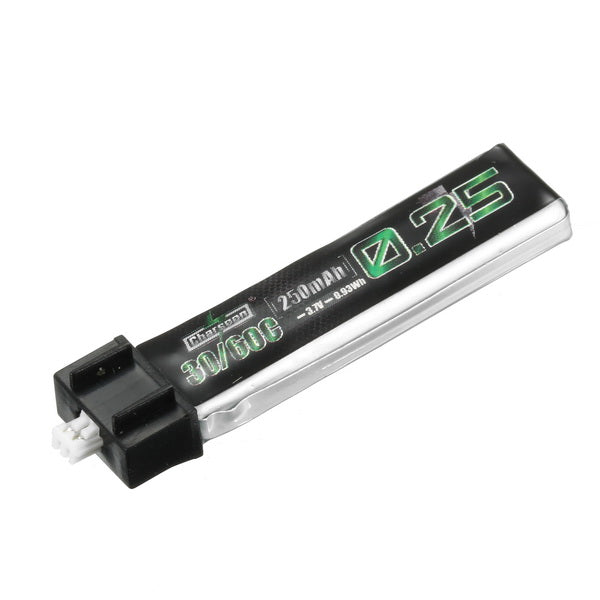 Charsoon 3.7V 250mAh 1S 30C/60C PH1.25 Lipo Battery for Blade Nano QX CPX and Tiny Whoop