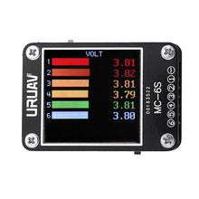 URUAV MC-6S 1-6S Lipo Battery Voltage Checker Receiver Signal Tester 