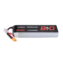 URUAV 11.1V 8000mAh 30/60C 3S Lipo Battery XT60 Plug for RC Quadcopter FPV Drone