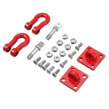 1 Pair Metal Trailer Hook Shackles Buckle for WPL RC Car Crawler Military Truck Parts 