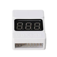 BBX1S-8S Battery Voltage Tester Low Voltage Buzzer Alarm for 1-8S Lipo Battery 
