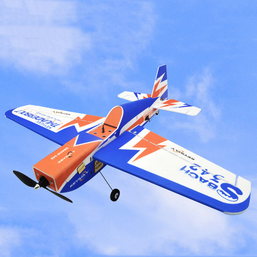 KEYIUAV SBACH 342 900mm Wingspan PP 3D Aerobatic RC Airplane KIT