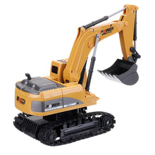 BOCHENG TOYS 1/24 5CH Wireless Controlled Rc Car Die-cast Engineering Excavator Truck 