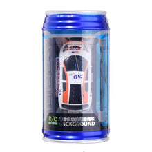 1PC 1/58 Electric Mini Coke Rc Car W/ LED Light Radio Remote Control Micro Racing Toy Random Color 