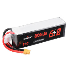 URUAV 14.8V 6000mAh 75C 4S Lipo Battery XT60 Plug for RC Quadcopter Car