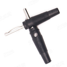 Amass 5 Colors 4mm Nickel Plated Copper Banana Plug Connector With PVC Rubber Sheath