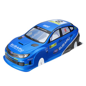 1/10 Scale Rc On-Road Drift Car Body Painted PVC Shell for Subaru Sti X Vehicle Parts 