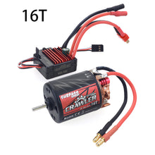 SURPASS HOBBY 550 Brush RC Car Motor 5 Slot+BCD 80A ESC For 1/10 Vehicle Parts