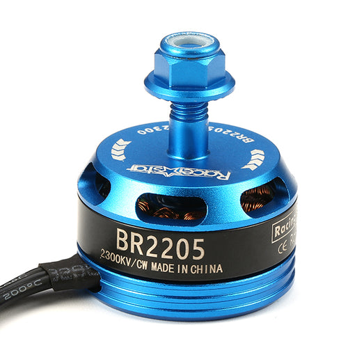 Racerstar Racing Edition 2205 BR2205 2300KV 2-4S Brushless Motor Light Blue For 220 250 RC Drone FPV Racing