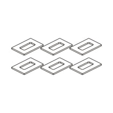 6pcs OMPHOBBY M2 RC Helicopter Parts OFS Flight Control Damper Sheet Cushion