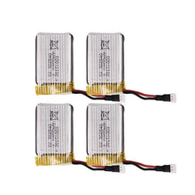 4Pcs 3.7V 800MAH Battery And Charger For Eachine E30 E30W Syma X5C-1 X5SC X5SW M68 CX30 U816A WLtoys V929