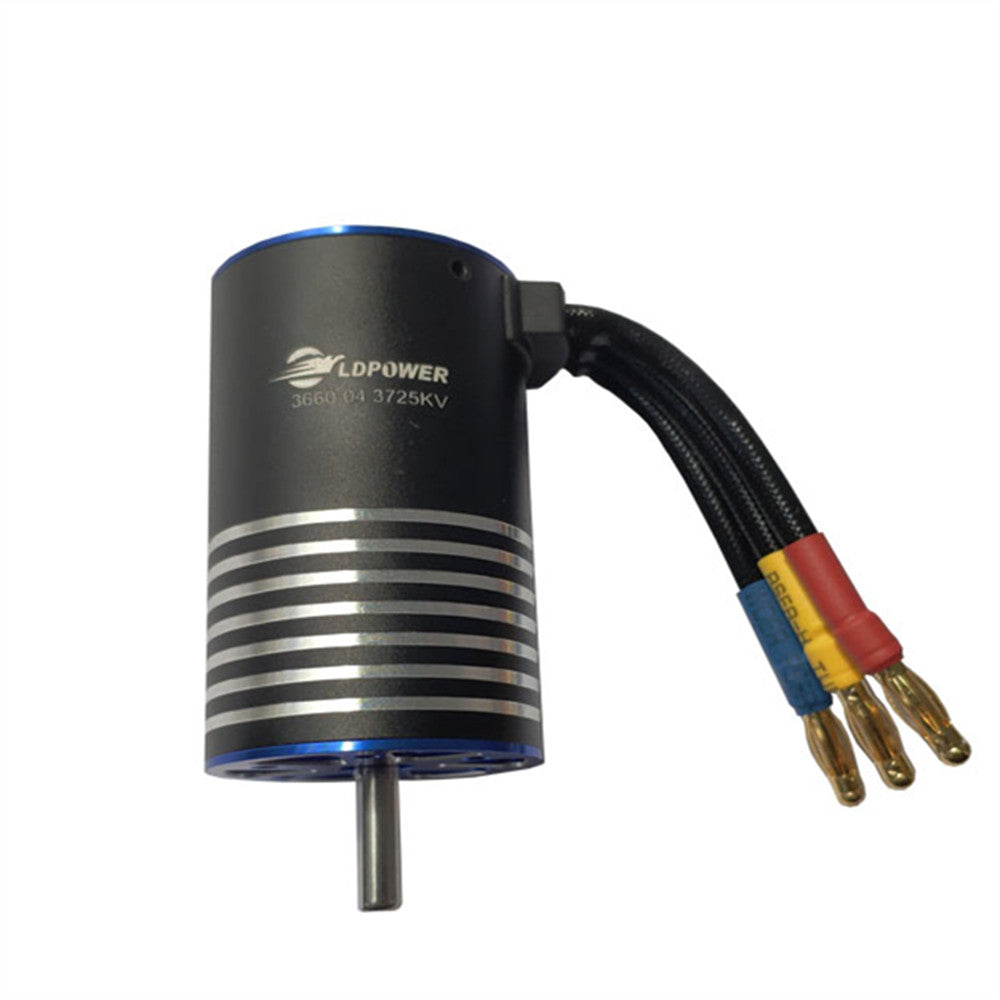 LDPOWER LD3660-04 3300KV 3725KV 4 Poles Brushless Sensorless Motor 5mm Shaft for 1/10 Rc Car Parts